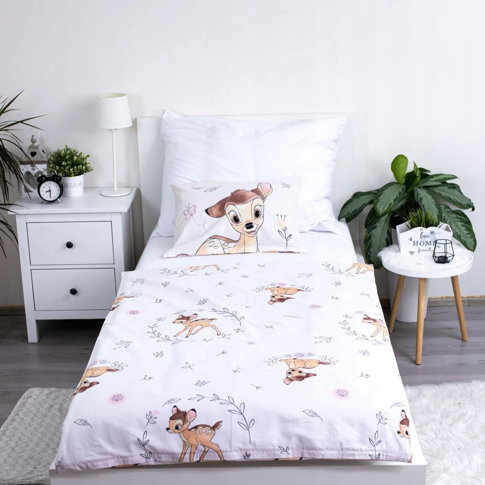 Jerry Fabrics Patalynė BAWEŁNIANA BAMBI 100x135 Jelonek Sarenka Bambi