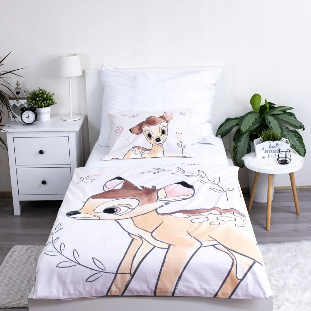 Jerry Fabrics Patalynė BAWEŁNIANA BAMBI 100x135 Jelonek Sarenka Bambi