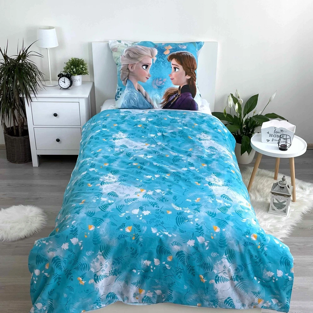 Jerry Fabrics PATALYNĖ Frozen 140x200 FROZEN ANNA ELSA OLAF FROZEN vaikiška medvilnė