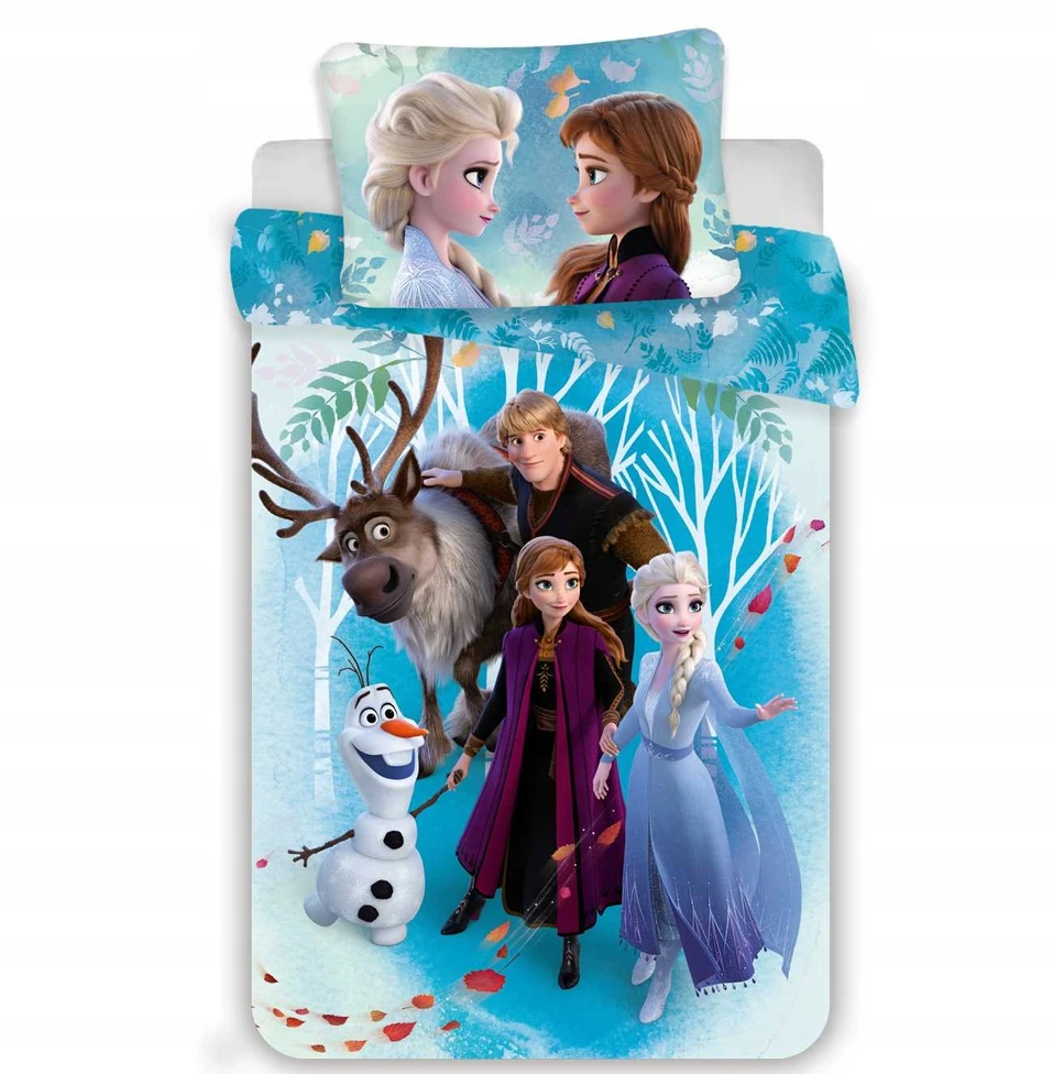 Jerry Fabrics PATALYNĖ Frozen 140x200 FROZEN ANNA ELSA OLAF FROZEN vaikiška medvilnė