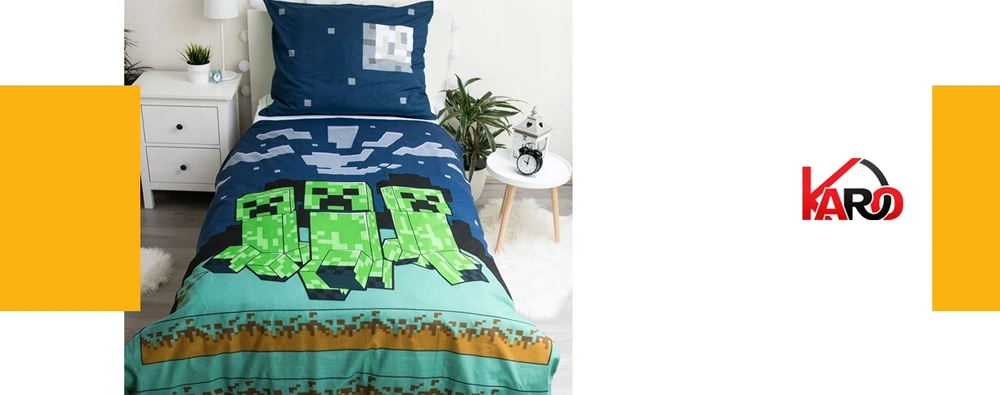 Jerry Fabrics Patalynės komplektas „Minecraft“, 140x200, 2 dalių