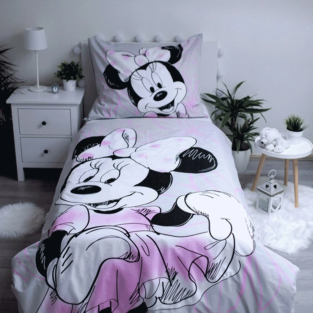 Jerry Fabrics Patalynės komplektas Minnie Beautiful, 140x200 cm, 2 dalių