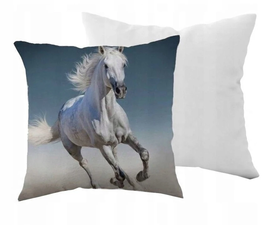 Jerry Fabrics POSZEWKA NA PODUSZKĘ KOŃ KONIE 40X40 DZIECKA DZIECIĘCA + PODUSZKA 40X40
