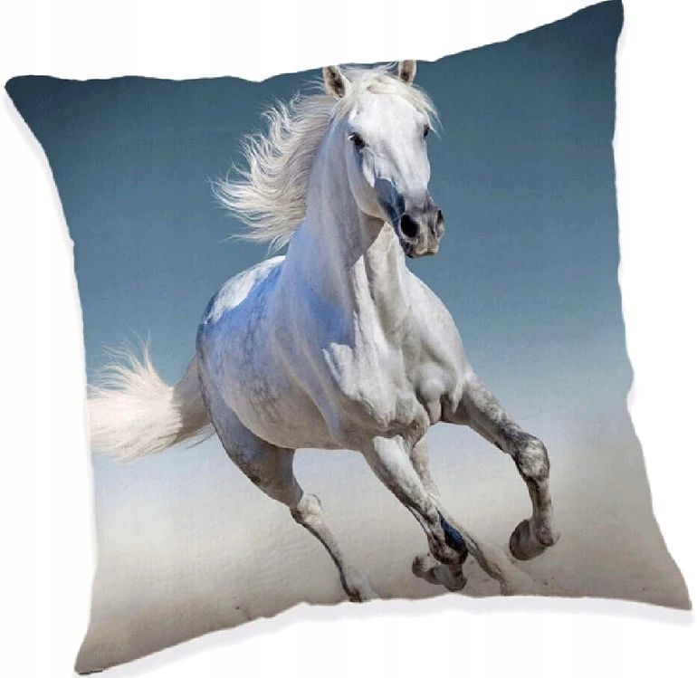 Jerry Fabrics POSZEWKA NA PODUSZKĘ KOŃ KONIE 40X40 DZIECKA DZIECIĘCA + PODUSZKA 40X40