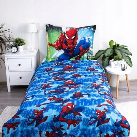 Jerry Fabrics SPIDERMAN vaikiška medvilninė patalynė 140x200 cm SPIDER-MAN MARVEL