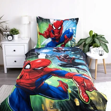 Jerry Fabrics SPIDERMAN vaikiška medvilninė patalynė 140x200 cm SPIDER-MAN MARVEL
