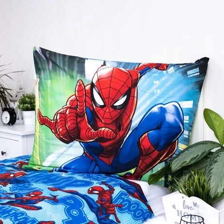 Jerry Fabrics SPIDERMAN vaikiška medvilninė patalynė 140x200 cm SPIDER-MAN MARVEL