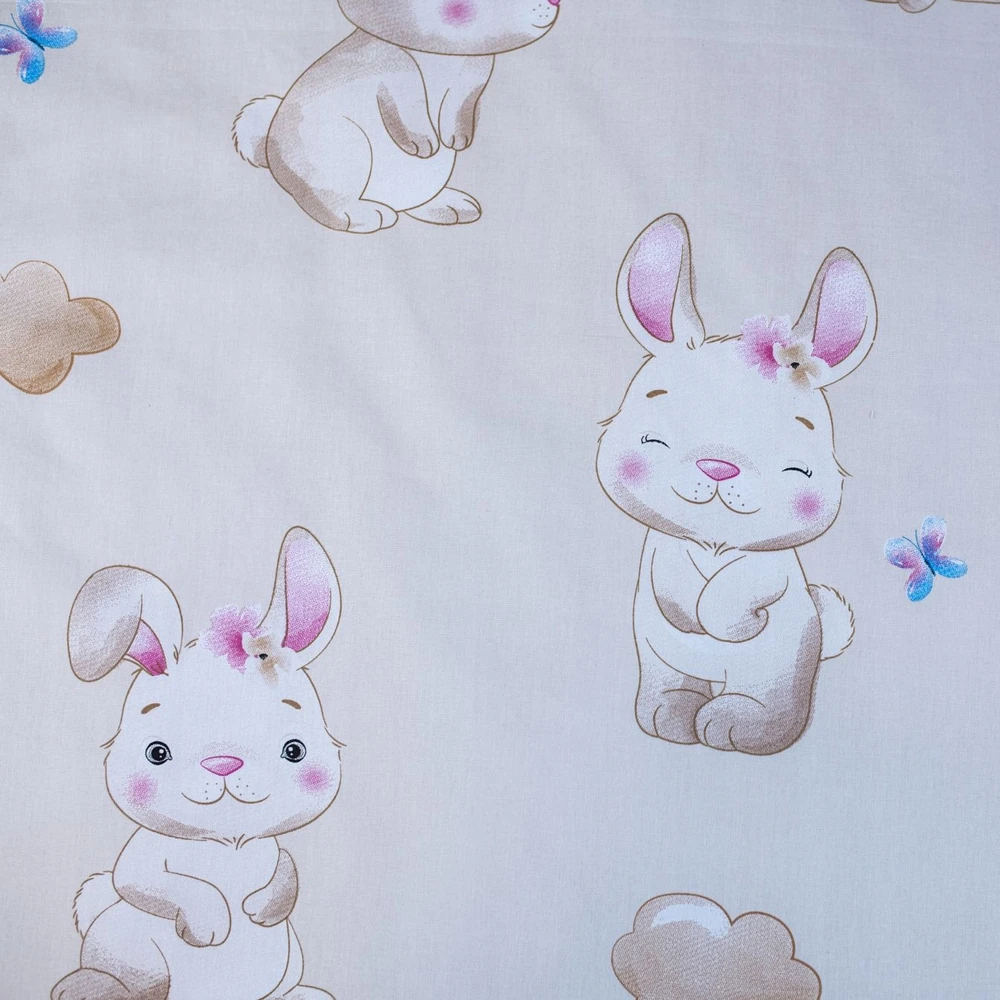 Jerry Fabrics Sweet Home vaikiškas patalynės komplektas Bunny Star, 135x100 cm, 2 dalių