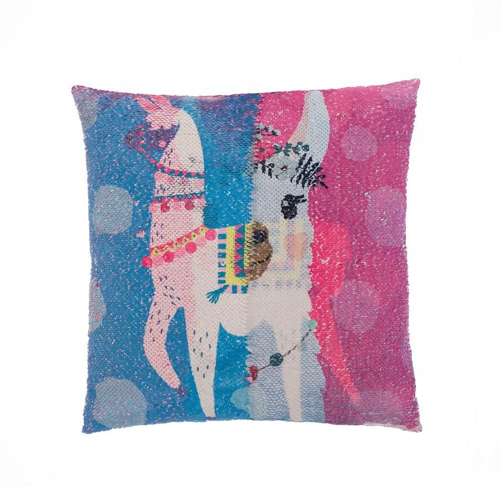 Jerry Fabrics Užvalkalas 40x40 3D Lama kaktusy