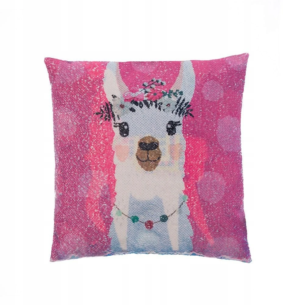 Jerry Fabrics Užvalkalas 40x40 3D Lama kaktusy