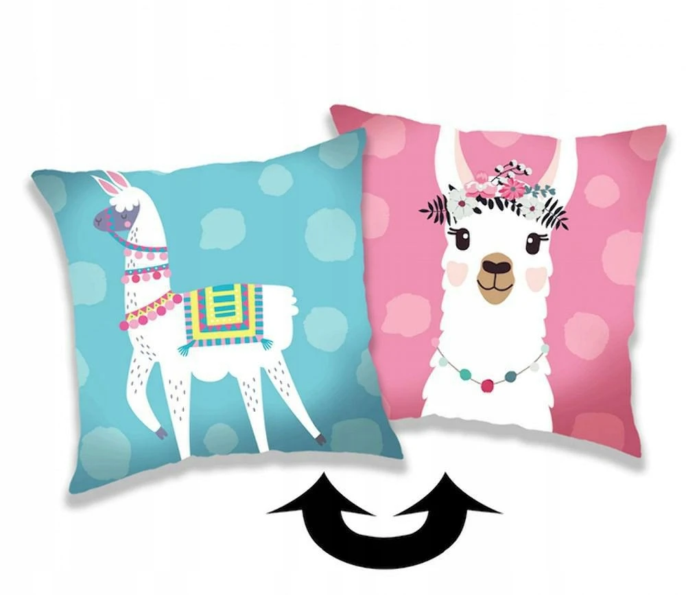 Jerry Fabrics Užvalkalas 40x40 3D Lama kaktusy
