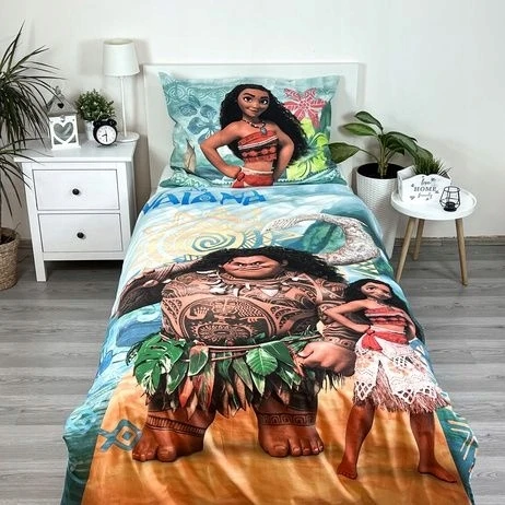 Jerry Fabrics VAIANA MOANA medvilninė patalynė 140x200 cm DISNEY