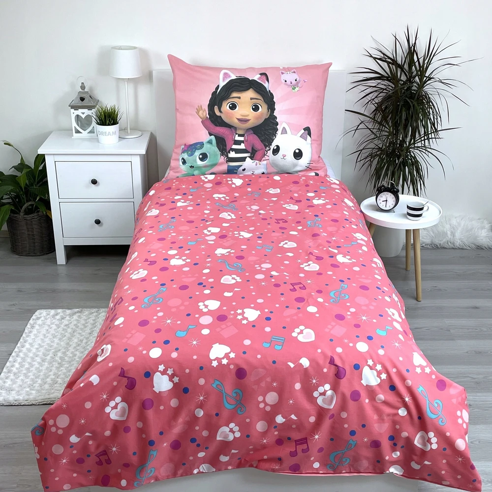 Jerry Fabrics Vaikiškas patalynės komplektas Gabby's Dollhouse 140x200, 2 dalių