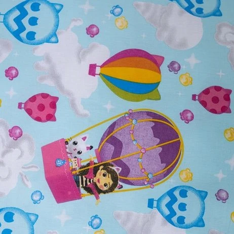 Jerry Fabrics Vaikiškas patalynės komplektas Gabby's Dollhouse Balloon, 140×200, 2 dalių