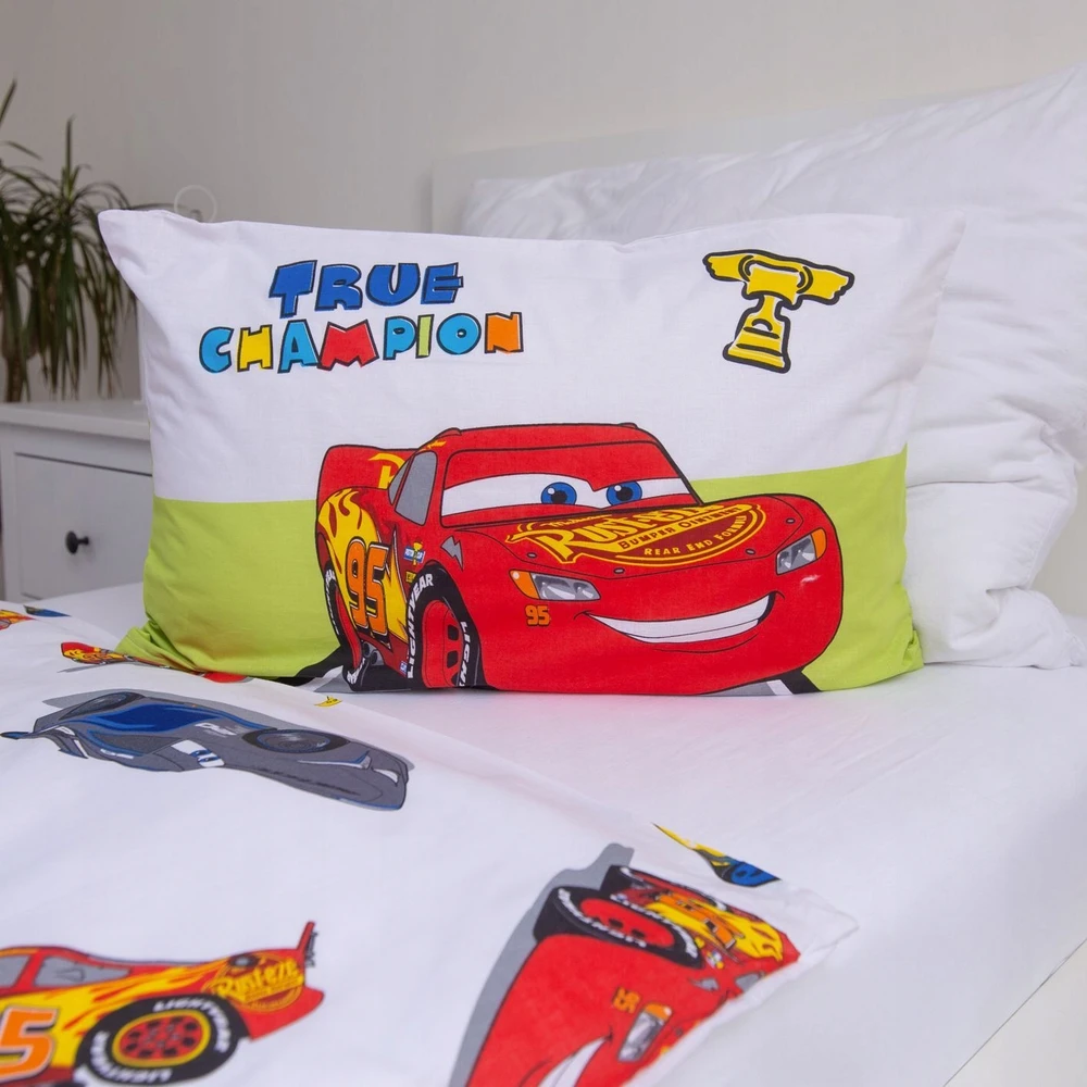 Jerry Fabrics vaikiškas patalynės komplektas Cars Champion, 100x135, 2 dalių