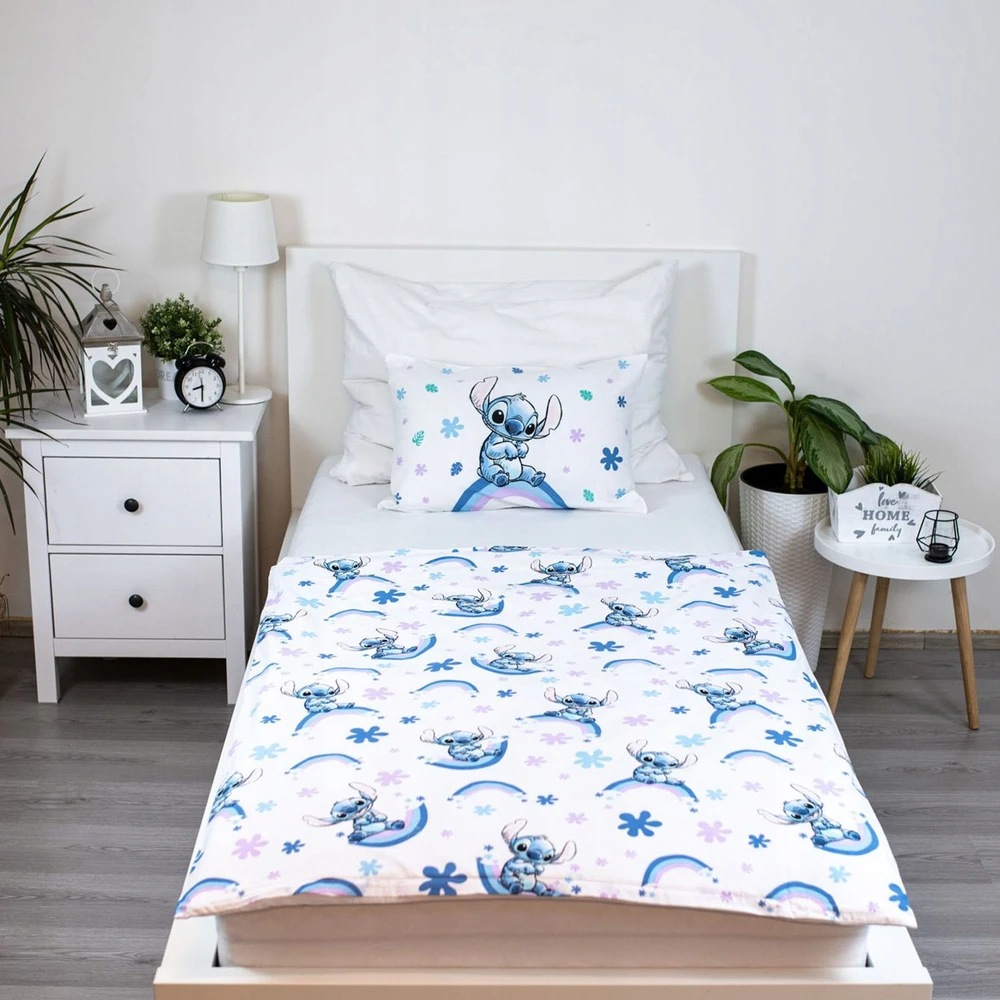 Jerry Fabrics Vaikiškos patalynės komplektas Lilo ir Stitch 100x135 cm