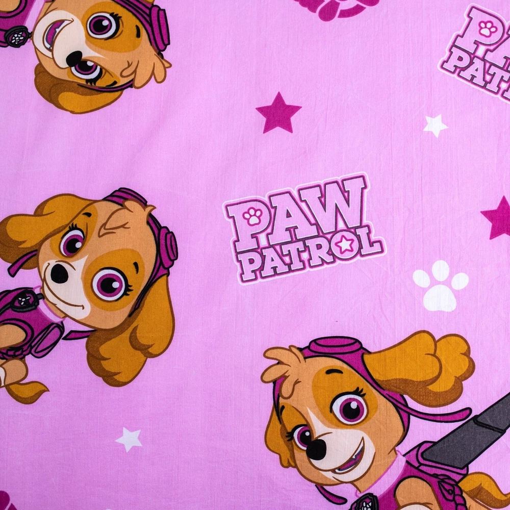 Jerry Fabrics VAIKŲ PATALĖS 140x200 LETENĖS PATROLĖS PATROLĖS ŠUNYS ŠUNYS 100% MEDVILNĖ