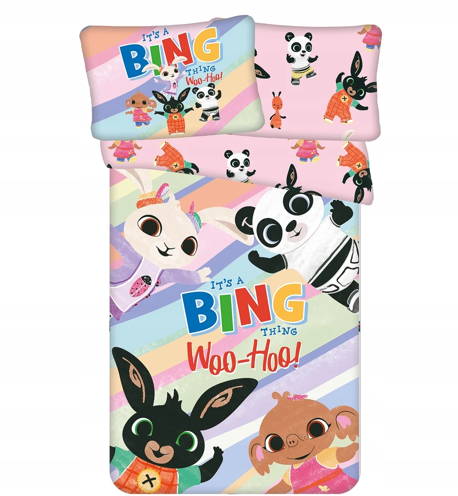 Jerry Fabrics VAIKŲ PATALYS 100x135 LOVALYJE BABY BING RABBIT SULA FLOP