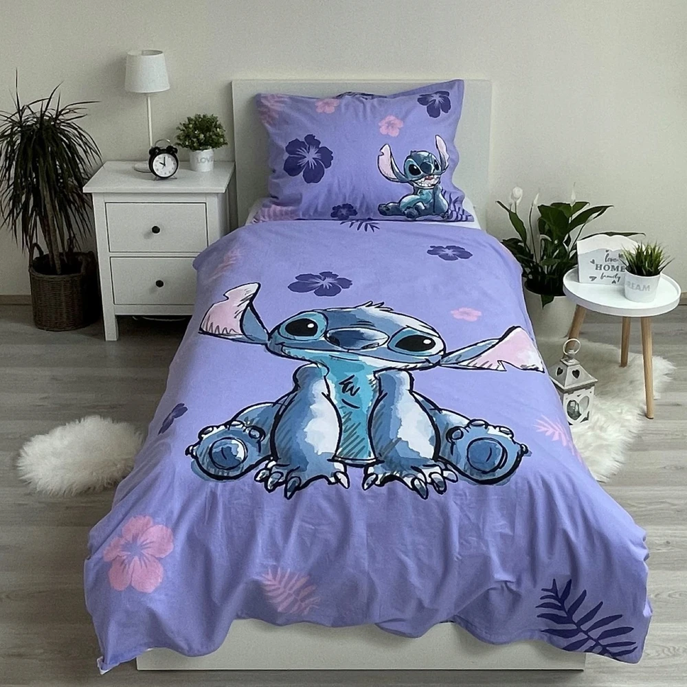 Jerry Fabrics VAIKŲ PATALYS 140X200 LILO IR SIŪSTIS JAUNIMO MEDVILNĖ 70X90 DISNEY