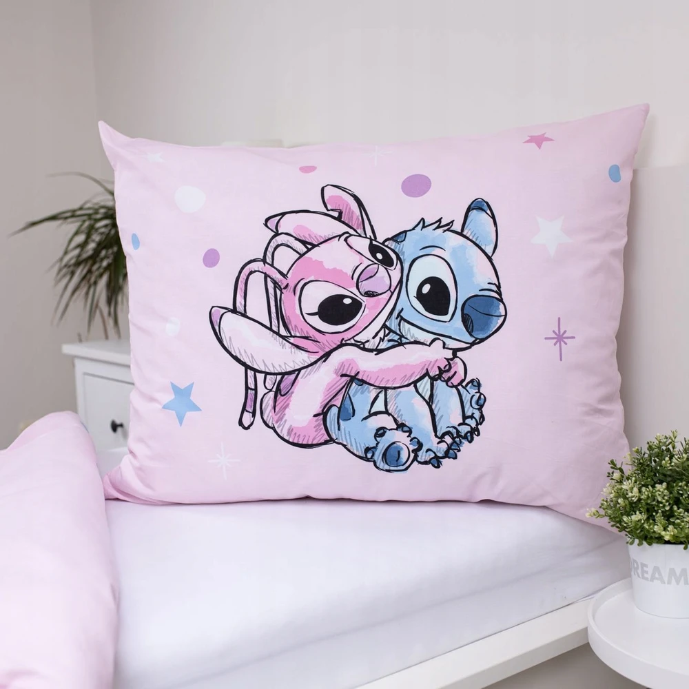 Jerry Fabrics VAIKŲ PATALYS 140X200 LILO IR SIŪSTIS JAUNIMO MEDVILNĖ 70X90