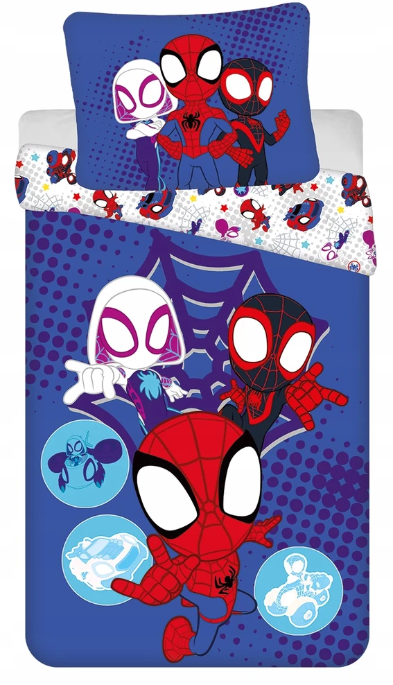 Jerry Fabrics VAIKŲ SPIDEY SPIDERMAN PATALĖS 140x200 MARVEL Žmogus-voras