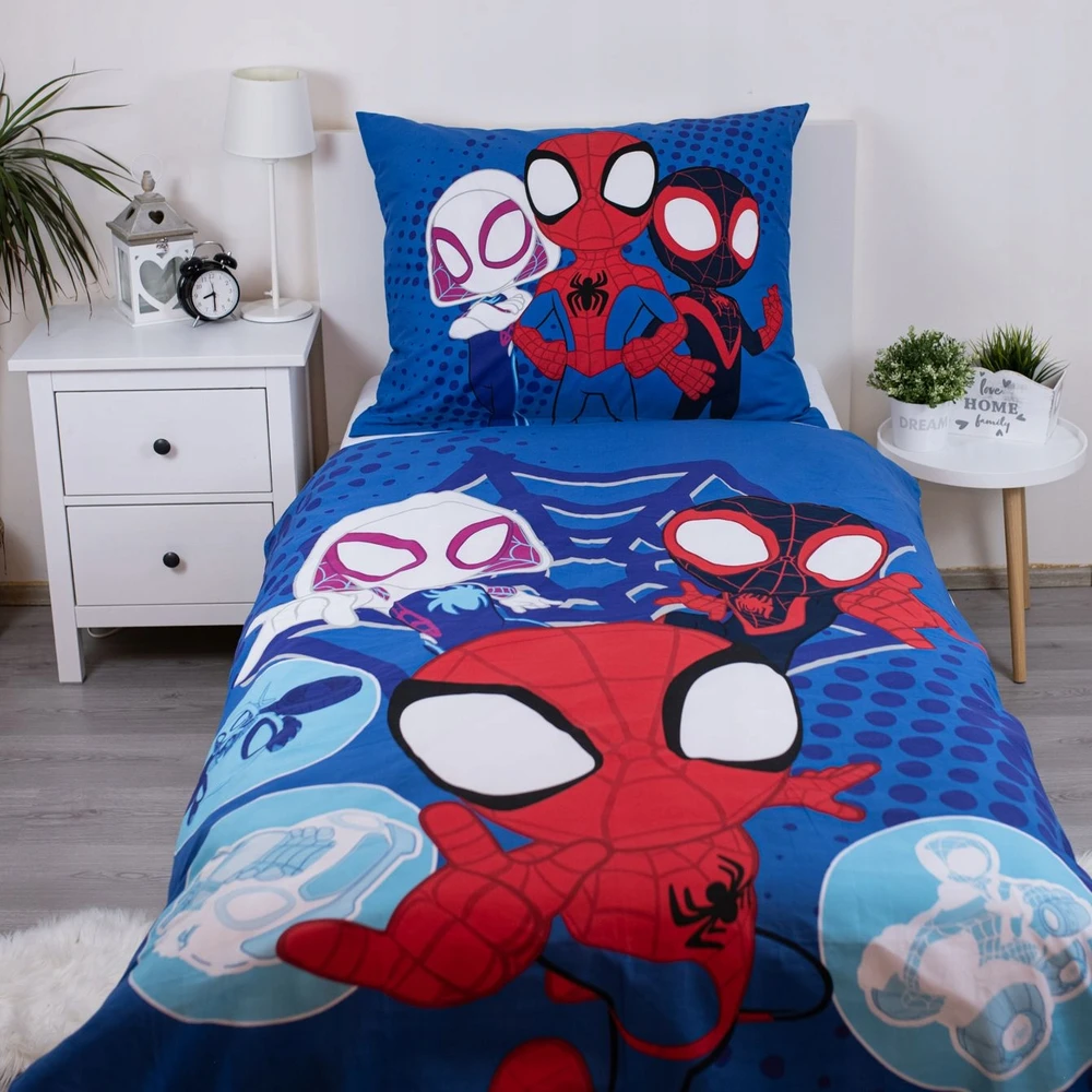 Jerry Fabrics VAIKŲ SPIDEY SPIDERMAN PATALĖS 140x200 MARVEL Žmogus-voras