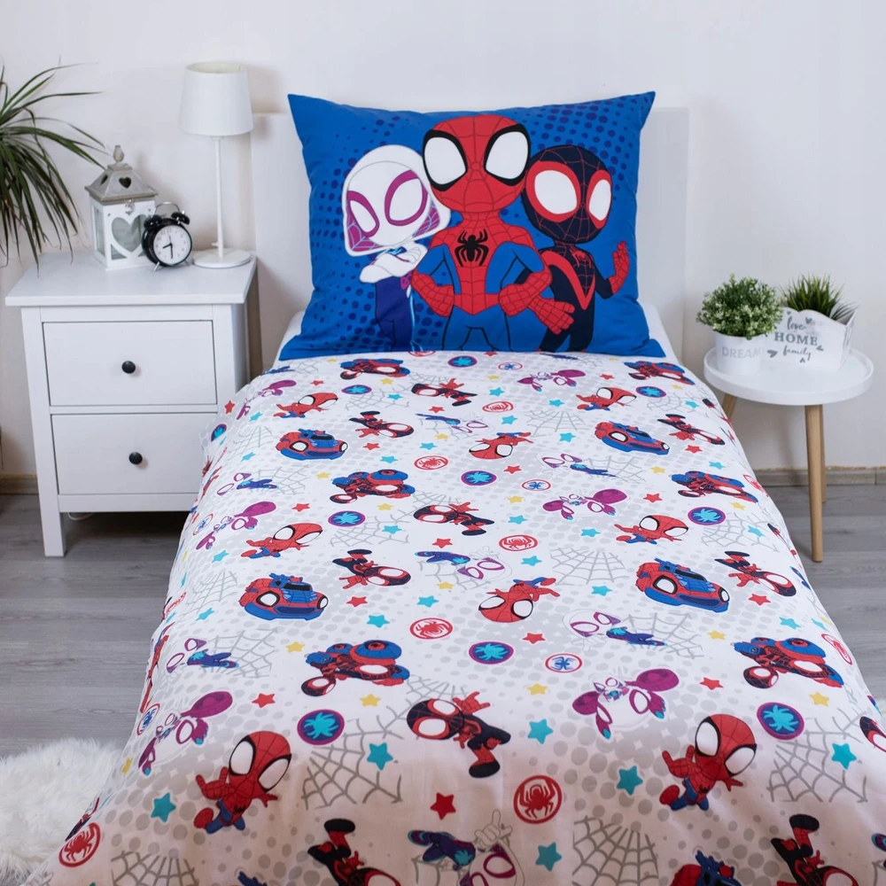 Jerry Fabrics VAIKŲ SPIDEY SPIDERMAN PATALĖS 140x200 MARVEL Žmogus-voras