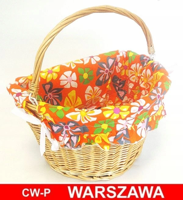 JET Dekoratyvinis įdėklas į dviračio krepšį 36x26x22 cm, gėlėtas