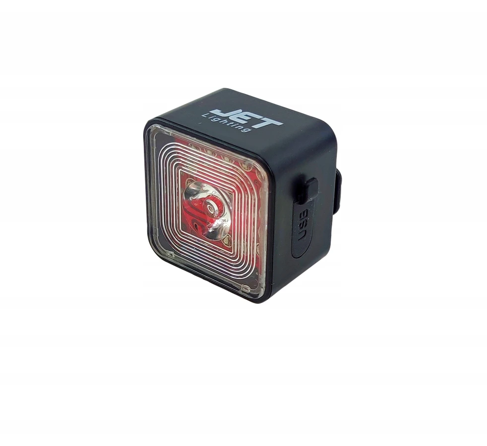 JET Galinis žibintas galinis žibintas AU136R "CUBE" 30-120 liumenų USB L351
