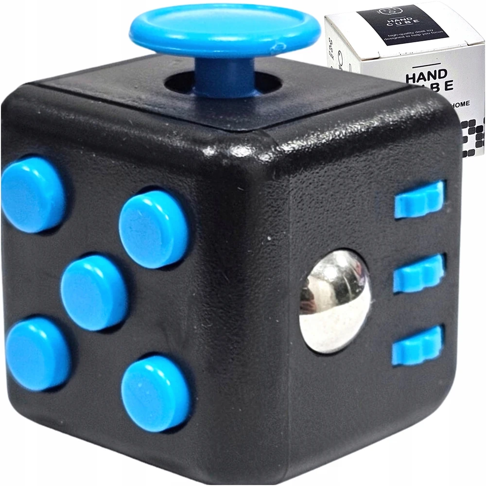 Jhc E Commerce RANKŲ KUBAS! ANTISTRESS FIDGET CUBE TOYS, rankenėlių mygtukai rankoje