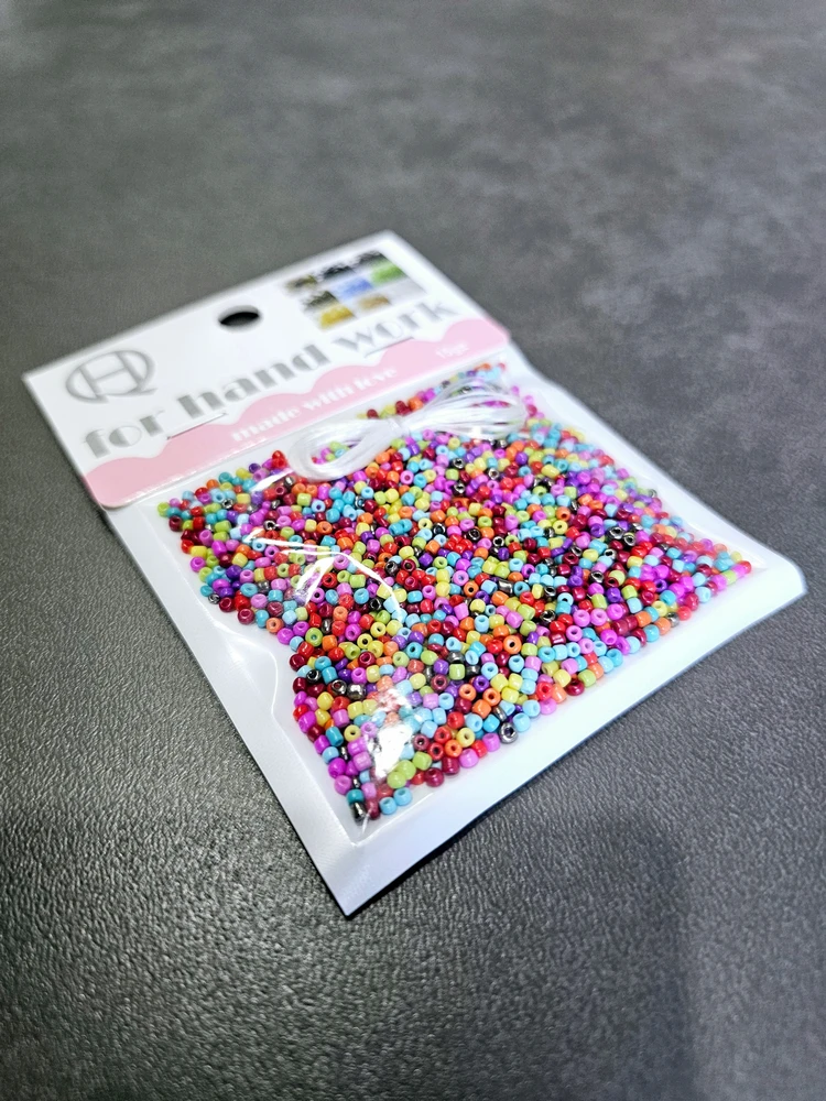 Jhc E Commerce Rinkinys apyrankėms gaminti BEADS DIY karoliukai Mini mažų kamuoliukų mišinys