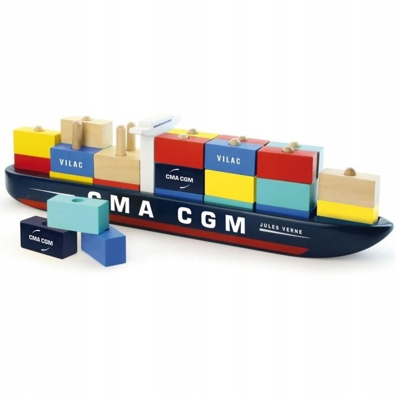 Jigsaw Vilac - CMA CGM medinis konteinerinis laivas