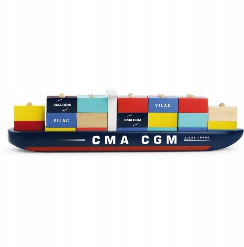 Jigsaw Vilac - CMA CGM medinis konteinerinis laivas