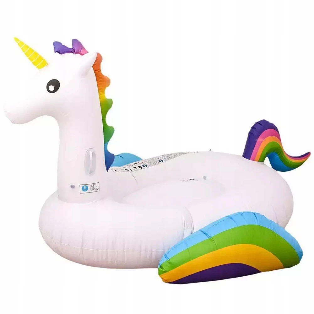 Avenli Jilong Pripučiamas plaustas Sun Club Unicorn, 218x160 cm, baltas