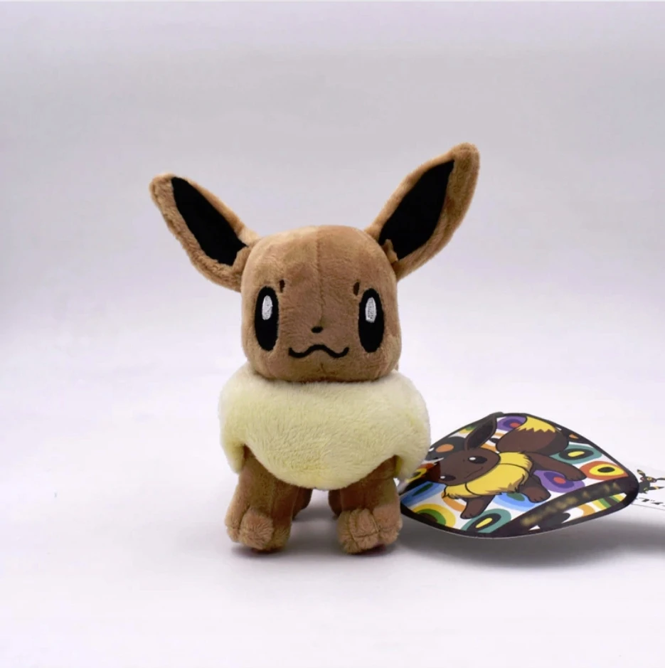 Jinx Eevee Pokemon talismanas žaislas Pikachu Go Pokemon pliušinis apkabinimas