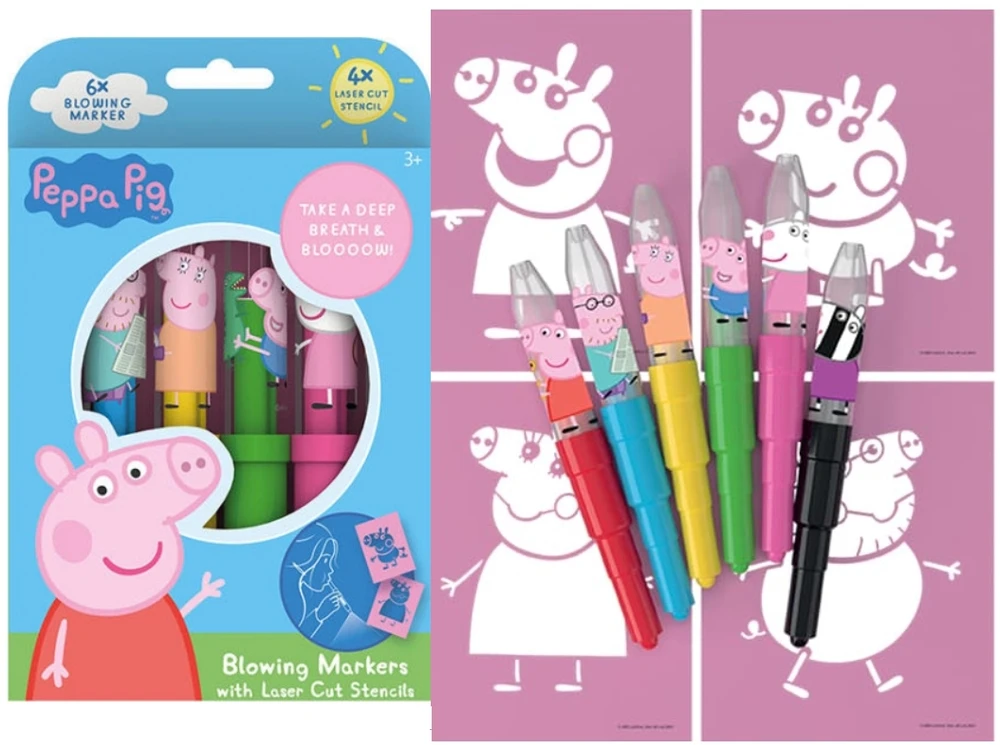 Jiri Models smūgio žymekliai Piggy Peppa