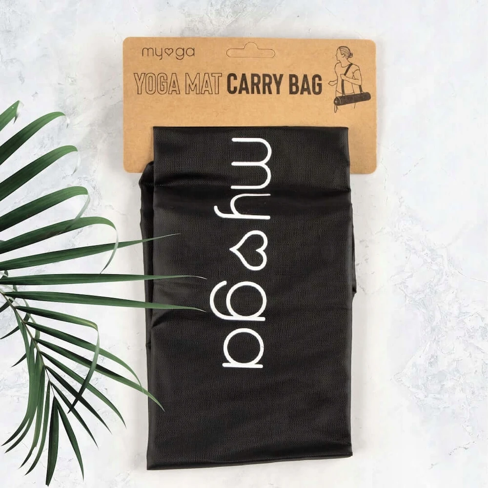 Jogos kilimėlio dėklas Myga Carry Bag, juodas, poliesteris, 70 cm