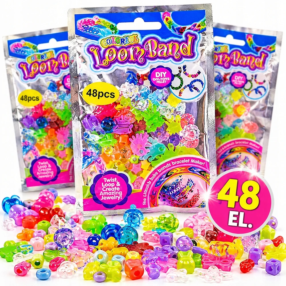 John LOOM TWISTER CHRMSY BEADS APYRANKĖMS 48 vnt