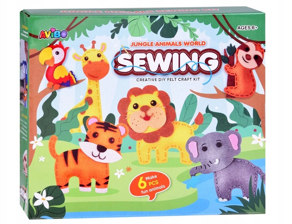 Jokomisiada DIY Creative Kit Jungle Animal World Set ZA5275