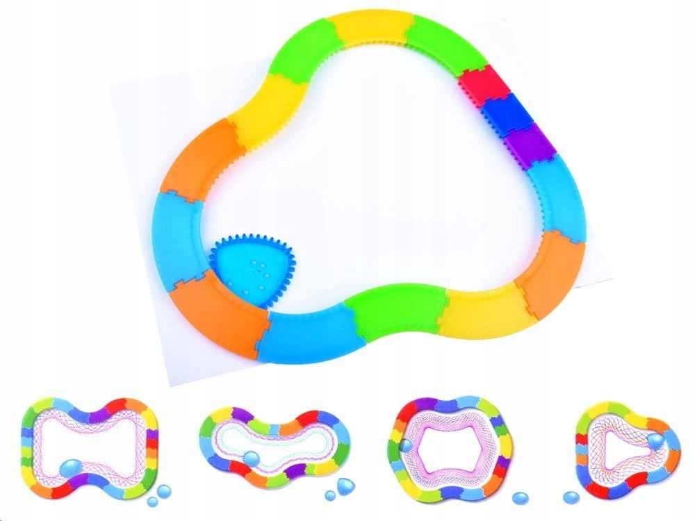Jokomisiada Spirograph Set educational toy spirals Drawing aid TA0080