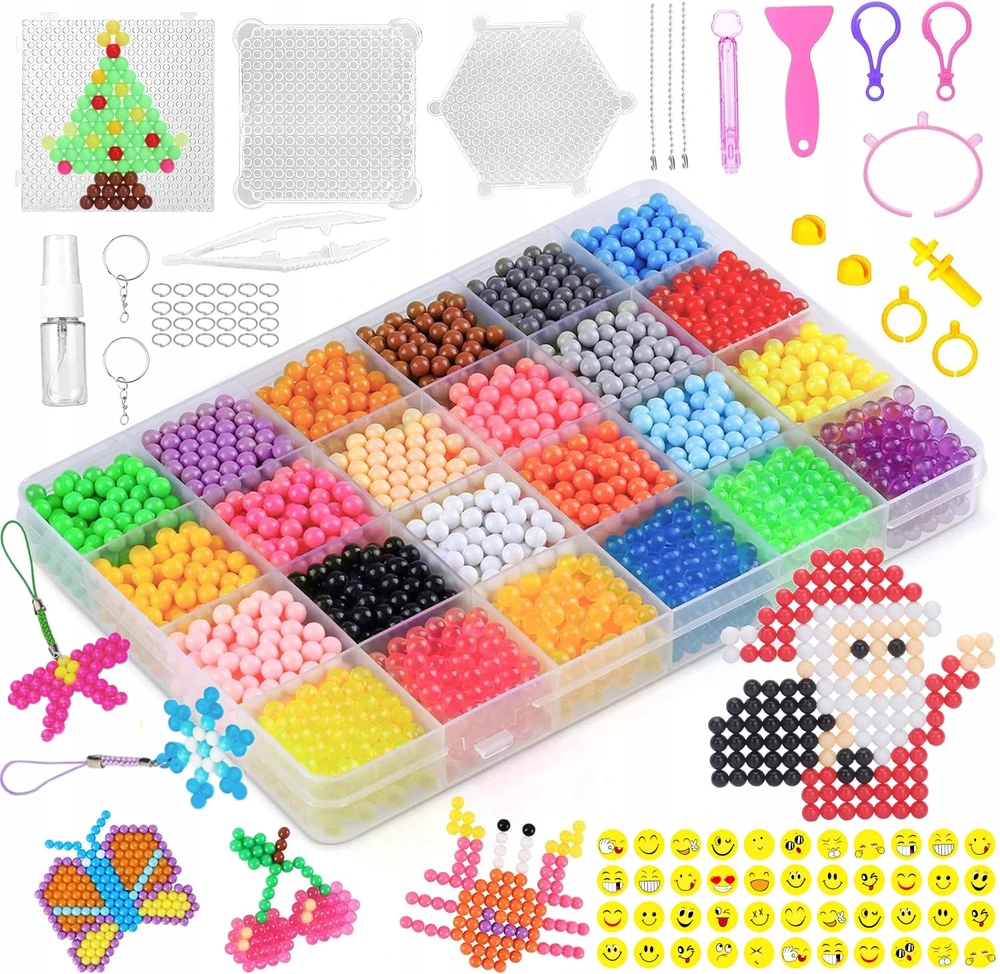 Jokomisiada Magiški vandens karoliukai 24 spalvų Diy Magic ZA4386