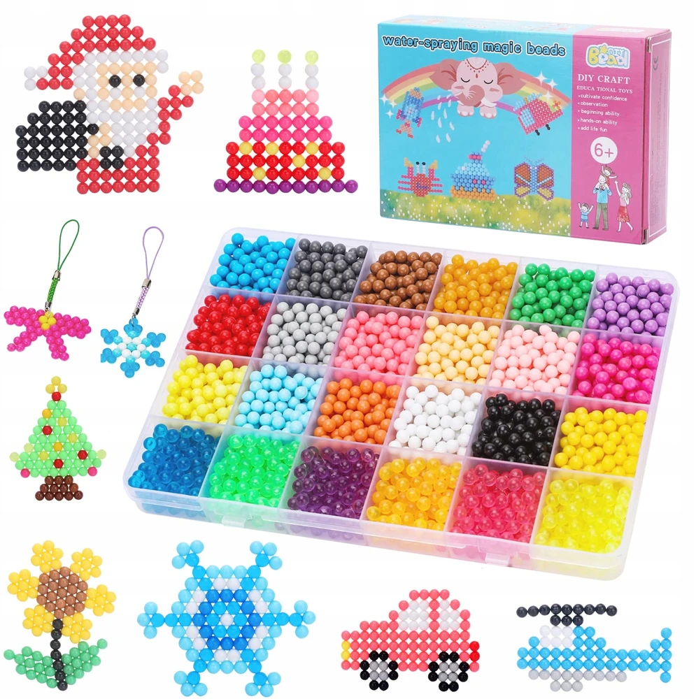 Jokomisiada Magiški vandens karoliukai 24 spalvų Diy Magic ZA4386