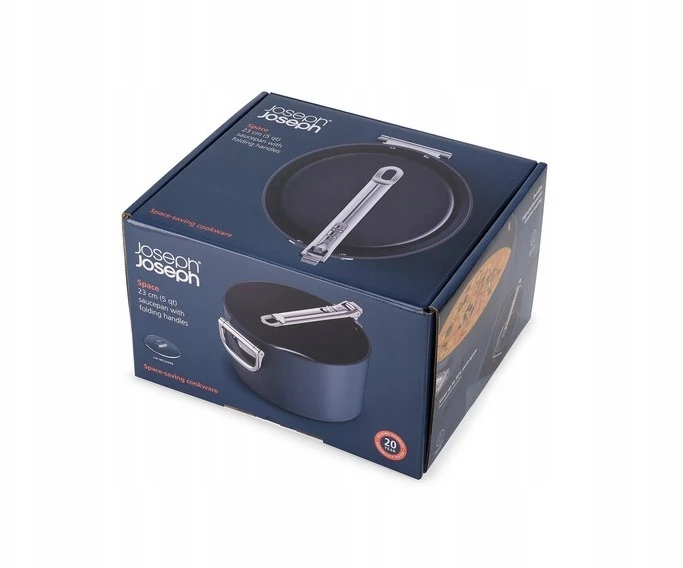 Joseph Joseph JJ-Kaistuvas 23cm su sulankstomu laikikliu+dangteliu. Erdvė