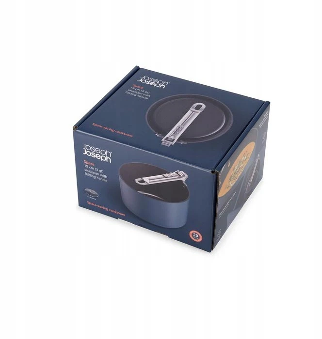 Joseph Joseph JJ-Kaistuvas 19cm su sulankstomu laikikliu+dangteliu. Erdvė