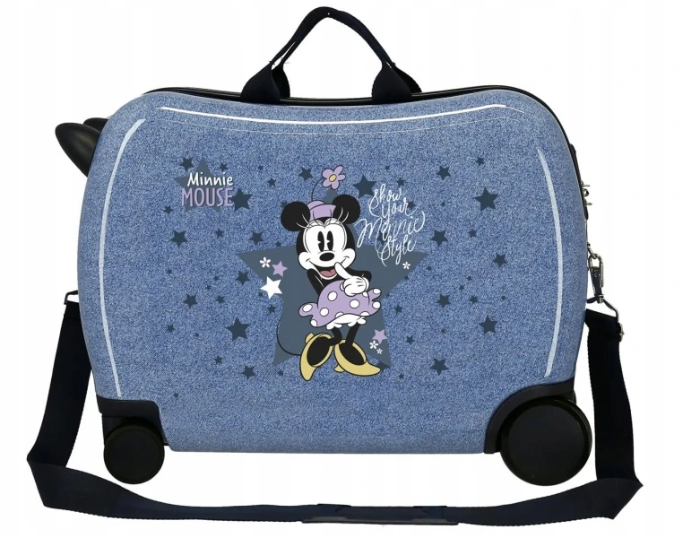 Joumma Bags Kelioninis lagaminas su ratukais vaikams / MINNIE MOUSE Style bouncer, 34L,