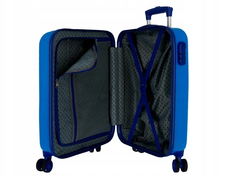 Joumma Bags Luksusowy dziecięcy kufor kelioninis ABS MICKEY MOUSE Azul, 55x38x20cm, 34L, 20317