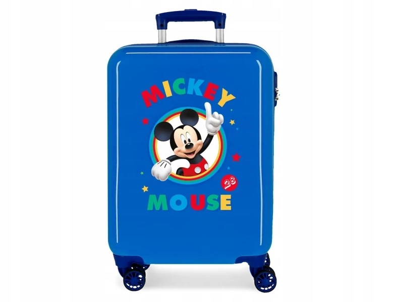 Joumma Bags Luksusowy dziecięcy kufor kelioninis ABS MICKEY MOUSE Azul, 55x38x20cm, 34L, 20317