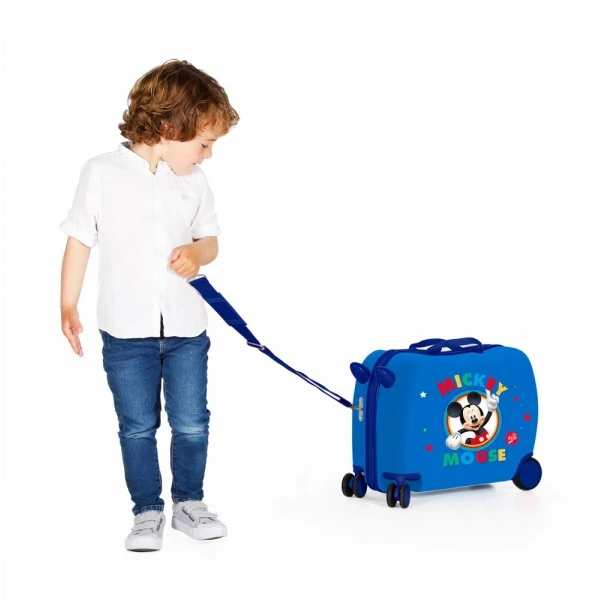 Joumma Bags Vaikiškas kelioninis lagaminas ant ratukų / MICKEY MOUSE Mėlyna ride-on, 2039821