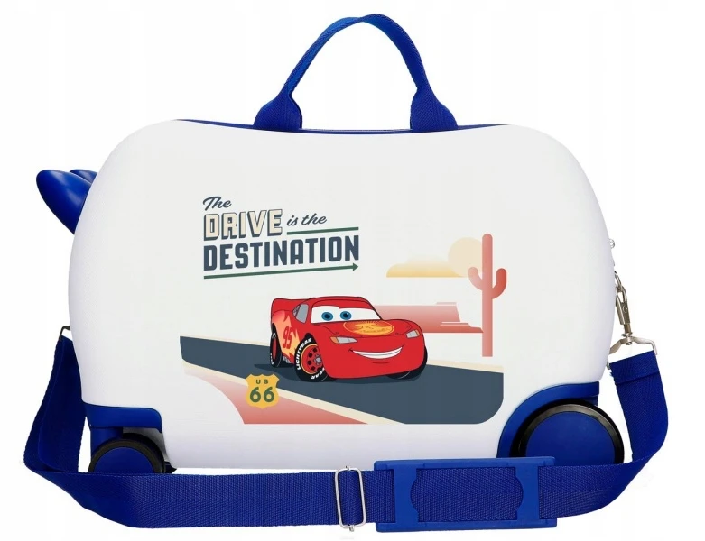 Joumma Bags Vaikiškas kelioninis lagaminas / Disney pasivažinėjimas „Paskirties automobiliai“, 25L, 4791041