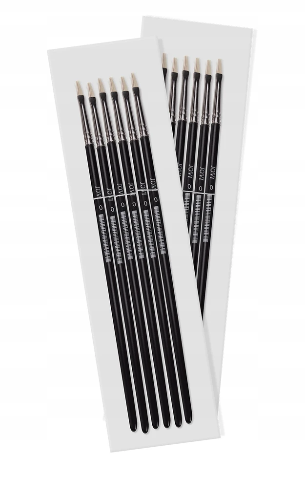 JOVI ARTISTIC BRUSHES | Pędzelki płaskie JOVI nr. 0 | 12 vnt.